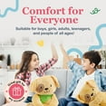 thumbnail image 6 of Lilly’s Love 5lb Weighted Stuffed Animal for Anxiety Relief, Dexter The Dog, Sensory Plush for Kids & Adults, 6 of 12