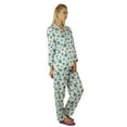 thumbnail image 4 of Bimba Women Rayon Night Wear Pajama Set Printed Full Sleeve Shirt with Pyjamas, 4 of 5