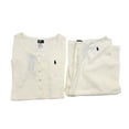 thumbnail image 1 of Polo Ralph Lauren Polo Pointelle Henley Pajamas - 4P0235 - R2109 (Medium, Egret), 1 of 1