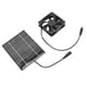 thumbnail image 5 of Ventilador de Panel Solar, Aplicacia de Protección de Proteccióse de Metal de Metal de Guardia de Ventilador de Energía Solar 2W para Cobertizo, 5 of 7