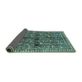 thumbnail image 2 of Ahgly Company Indoor Square Persian Turquoise Blue Traditional Area Rugs, 7' Square, 2 of 4