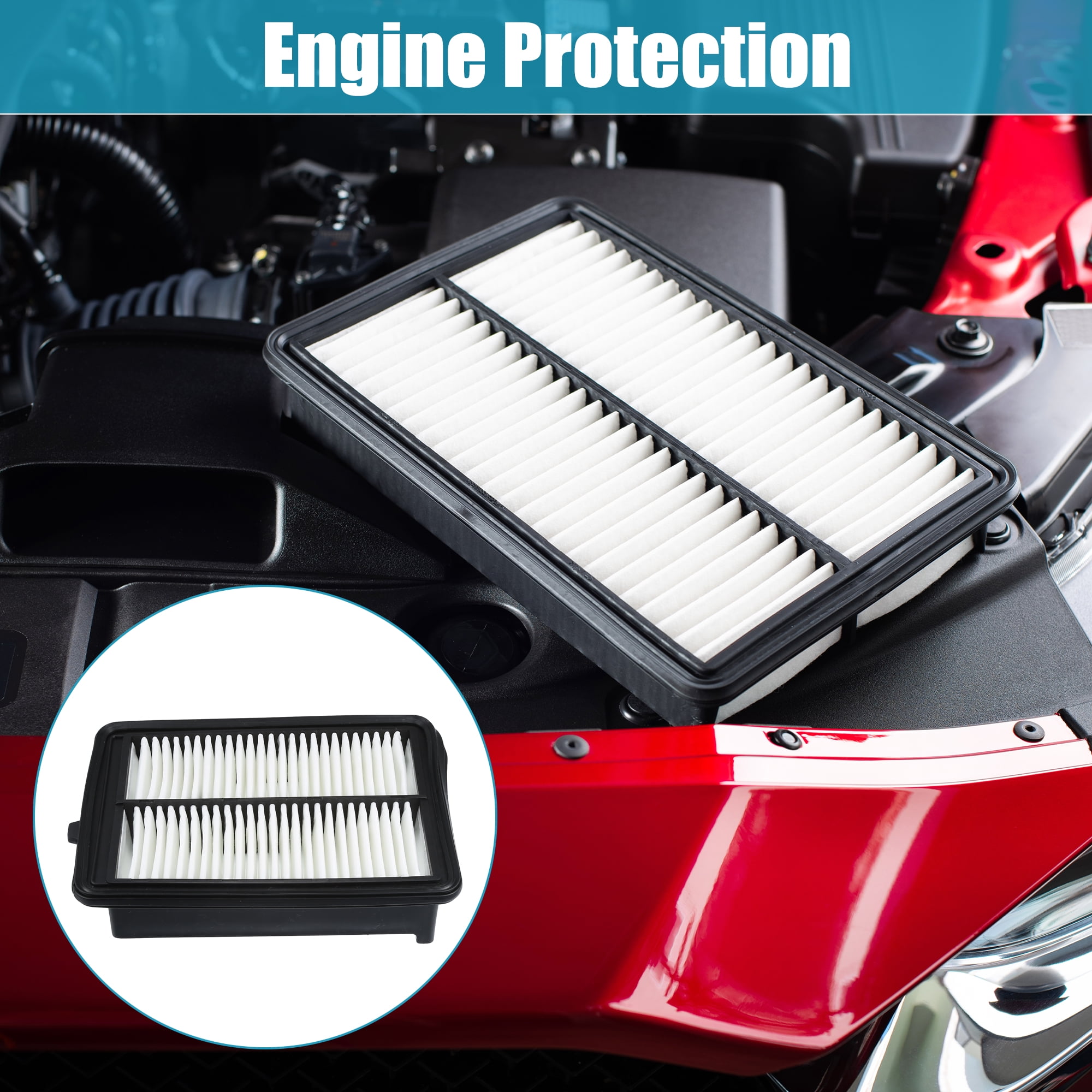 Unique Bargains Car Engine Air Filter Replacement for Honda Odyssey RC1 RC2 No.172205X6J00