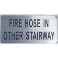 thumbnail image 3 of FIRE Hose in Other Stairway Sign (Brush Aluminium, 4X8)-The Mont Argent line. (ref-2201), 3 of 5