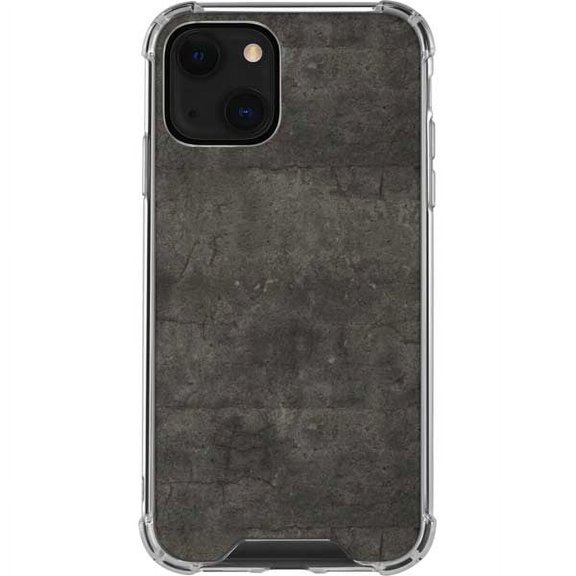 Skinit Concrete Dark Iron Grey Concrete iPhone 13 Mini Clear Case