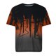 thumbnail image 1 of Hombres Casual manga corta estampado cuello redondo moda pulóver camiseta blusa Tops Pompotops oipoqjl7220, 1 of 4