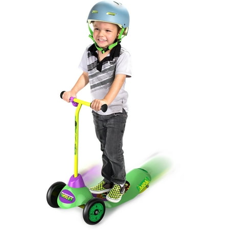 Pulse Performance Products Teenage Mutant Ninja Turtles Safe Start 3-Wheel Electric Scooter