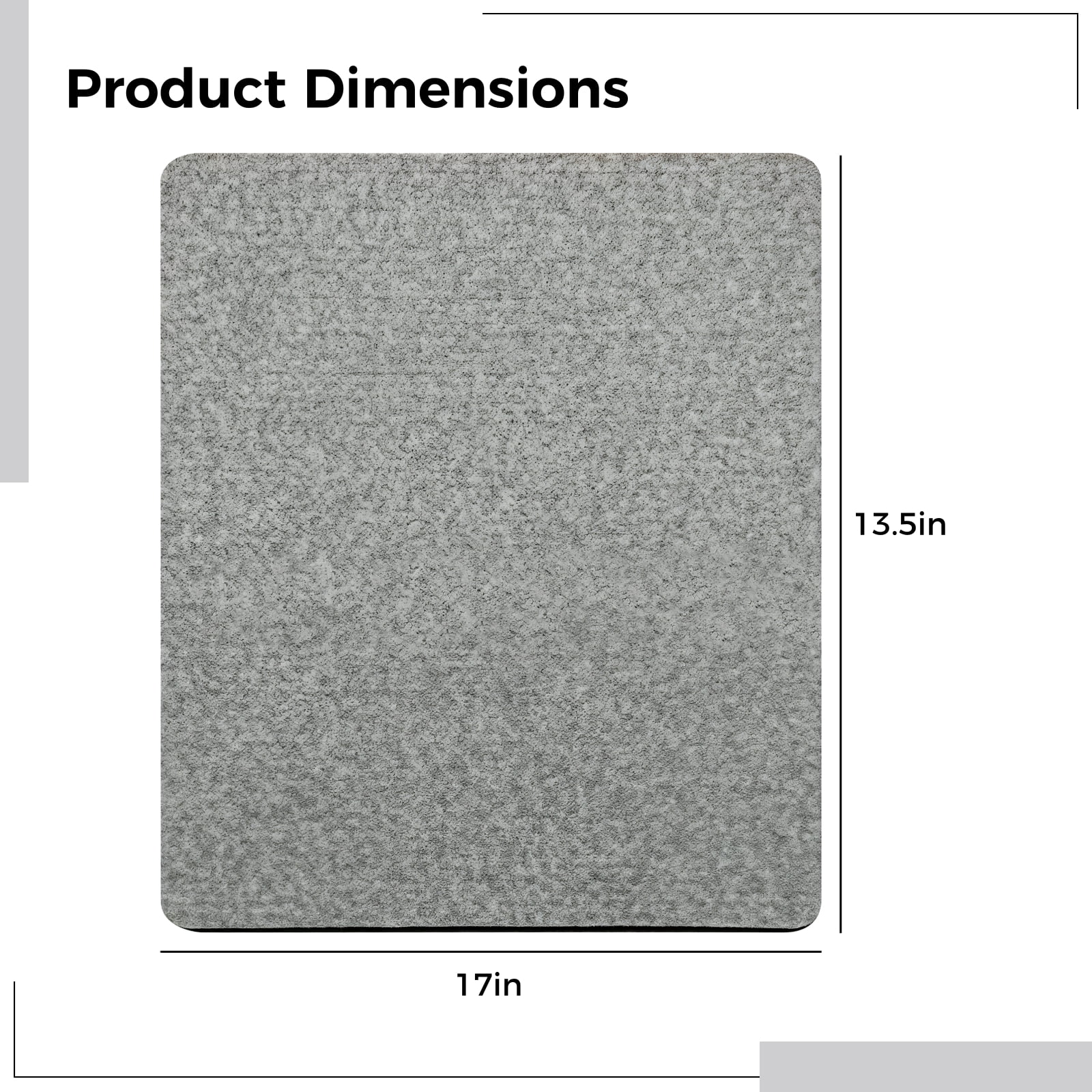 Wool Pressing Mat – Large Heat Resistant Ironing Pad for Quilting & Sewing, 17" x 13.5" Thick Felt Pressing Board, Portable Ironing Surface for Seams, Pleats & Fabric Crafts