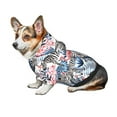 thumbnail image 3 of Bingfone Flamingo And Zebra Dog Clothes Hoodie, Pet Winter Coat,Puppy Sweatshirts for Small Dogs Boy Girl,Suitable for All Breeds-Large, 3 of 6