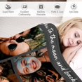 thumbnail image 4 of Couple Gifts Custom Blanket with Photos Personalized Flannel Throw Blankets Gifts for Boyfriend Girlfriend Customized Blanket Personalized for Husband Wife, 4 of 6