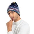 thumbnail image 6 of BZSMCE Winter Beanie Hats Warm Cozy Cap Whimsy Cat & Flutter Pattern, 6 of 7