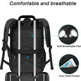 thumbnail image 6 of Mosiso 15-16 inch DSLR/SLR/Mirrorless Photography Camera Backpack Case Top Folded Pocket with Tripod Holder-Works Canon/Nikon/Sony/DJI Mavic Drone, Black, 6 of 8