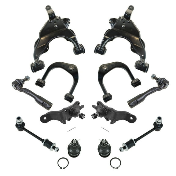 TRQ Front Control Arm Ball Joint Sway Link Tie Rod Steering Suspension Kit 12pc PSA30940