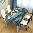thumbnail image 4 of Yayeee Tablecloths 60" x 108" Rectangle Wrinkle Resistant Party Table Cover, Retro Tree, 4 of 8