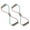 Green, variant on BESTSKY 2Pcs Resistance Bands,Booty Fitness Activation Resistance Bands with Handles,Stretch Home Training Exercise Bands,Combination Style1,10-20Lb