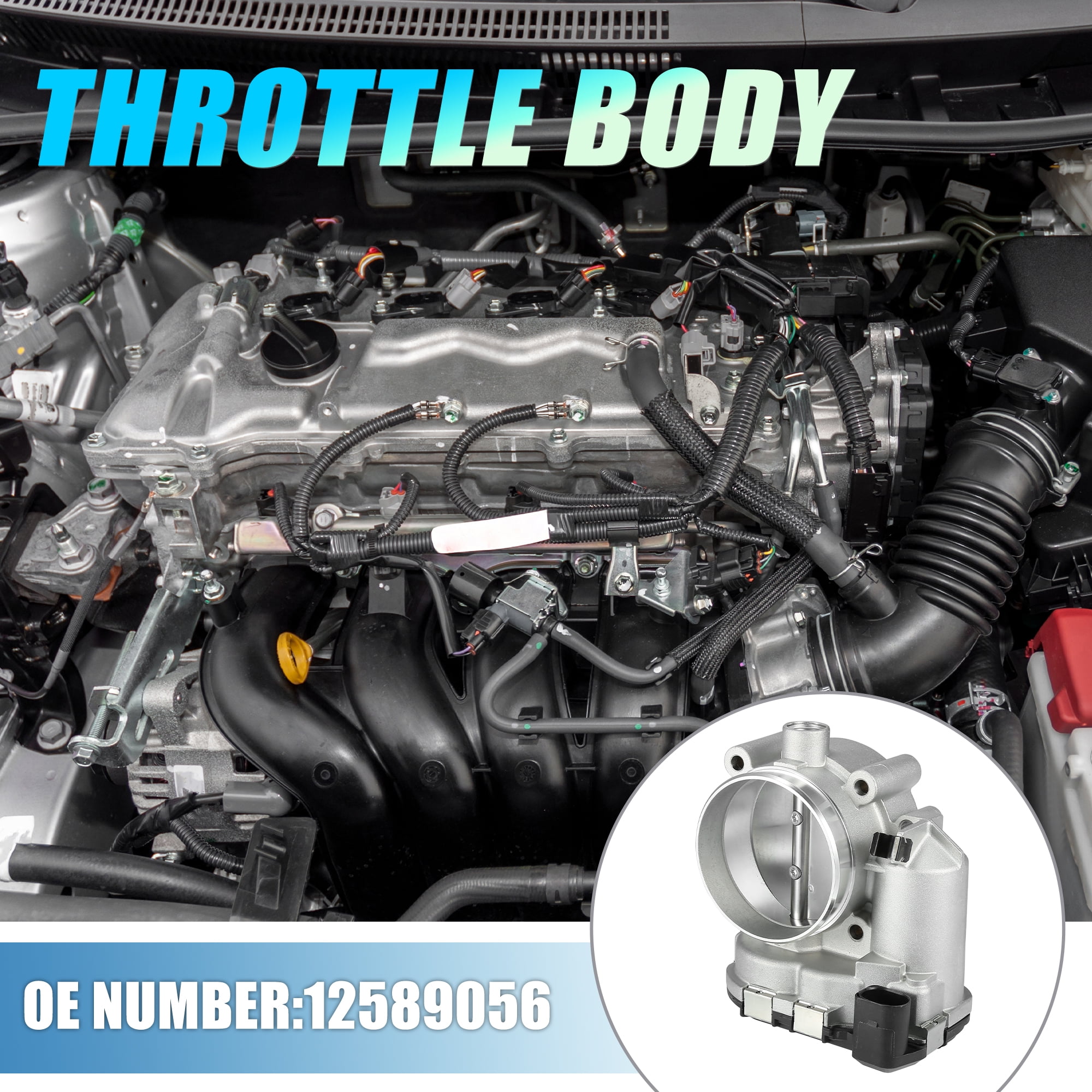 1 Pcs Throttle Body for Buick LaCrosse 3.6L V6 - Gas 2005-2008 Replace No.12589056