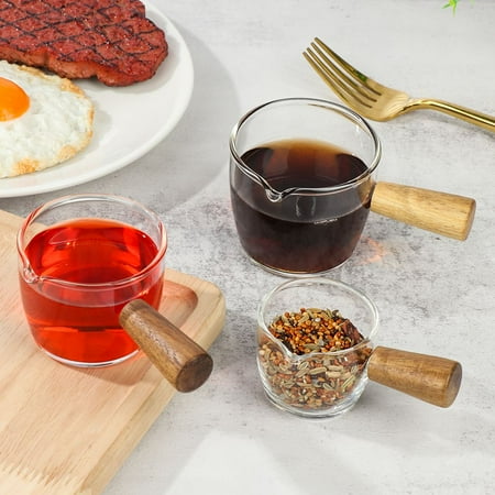 

1PC Multi-functional Taste Dish Coffee Mini Milk Cup Pan Kitchen Sauce Dish Japanese Style Glass Sauce Vinegar Snack Plate 150ML 150ML