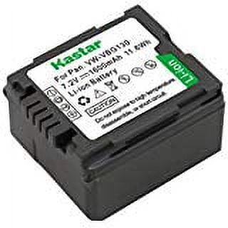 Kastar VBG130 Battery for Panasonic VW-VBG070, VW-VBG130, VWVBG260 Battery and Panasonic SDR-H40, SDR-H80 Seri