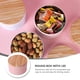 thumbnail image 3 of Caja de panadería de hierro rosa con tapa para hornear postres, galletas, dulces y bocadillos., 3 of 8