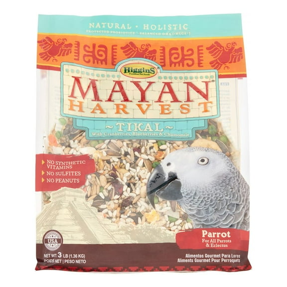 Higgins Mayan Harvest Tikal Blend Hookbill Bird Food, 20 Lb