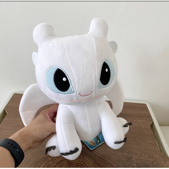 How To Train Your Dragon Plush Toy Toothless White Dragon Soft Toys Home Decoration Children'S Playmates 9.85 inch