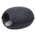 thumbnail image 1 of Guardoinrt Stylish And Comfortable Felt Cat Bed For Happy And Contented Cat Easy To Clean Felt Cat Bed Cave dark grey 1Set, 1 of 6