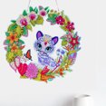thumbnail image 4 of Cuadros Decorativos 5D DIY diamante pintura cristal gato corona arte puerta colgante decoración (GT2014) Sywqhk Nuevos Originales, 4 of 8