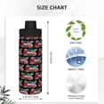 thumbnail image 3 of Logiee Fire and Rescue Truck Print Water Bottle,18oz Sports Insulated Kettle for Cycling Gym Basketball Outdoor, Suitable as a Present, 3 of 7