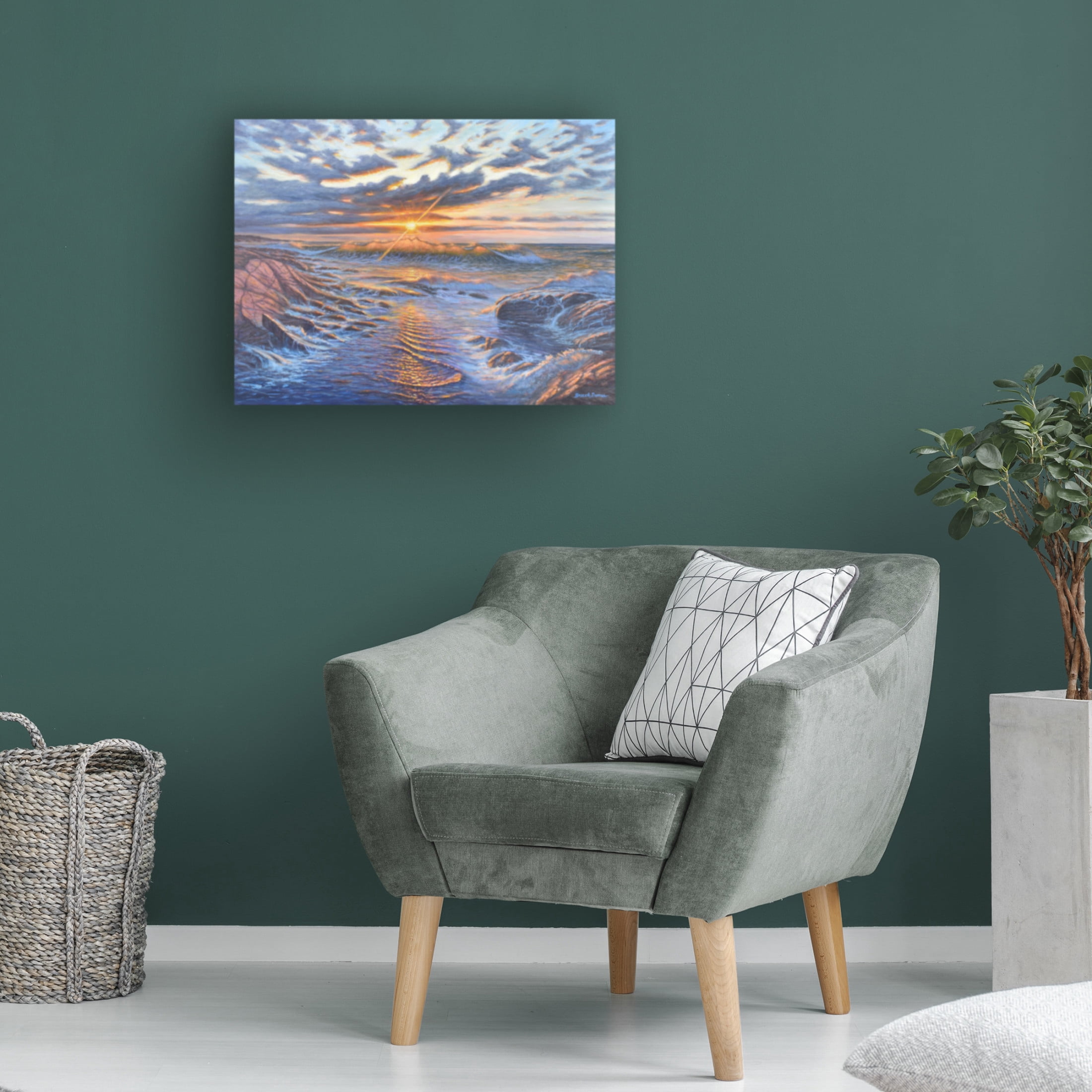 Canvas Wall Art - Bruce Dumas 'Symphony' Wall Art for Living Room, Bedroom, or Office Décor by Trademark Fine Art - 47 x 35 Inches