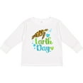 thumbnail image 3 of Inktastic Earth Day Sea Turtle and Hearts Boys or Girls Long Sleeve Toddler T-Shirt, 3 of 5