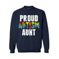 thumbnail image 1 of Awkward Styles Proud Autism Aunt Sweatshirt Autism Awareness Sweater Autism Aunt Sweatshirt Autism Awareness Gifts Autism Sweater for Women Family Autism Sweatshirts Support Sweater Gifts for Aunt, 1 of 5