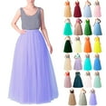 thumbnail image 4 of Women Tulle Skirt Layered Tulle Ballet Tutu Skirt Bridesmaid Petticoat Tutu for Women Women's Girls Party Favor Dance Tulle Skirts Carnival Costumes for Women, 4 of 4