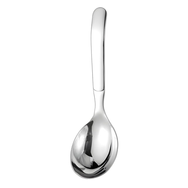 Cuillères en Acier Inoxydable Cuillère à Soupe Riz Robuste Lavable au Lave-Vaisselle avec Finition Miroir, Vernis Non Réactif