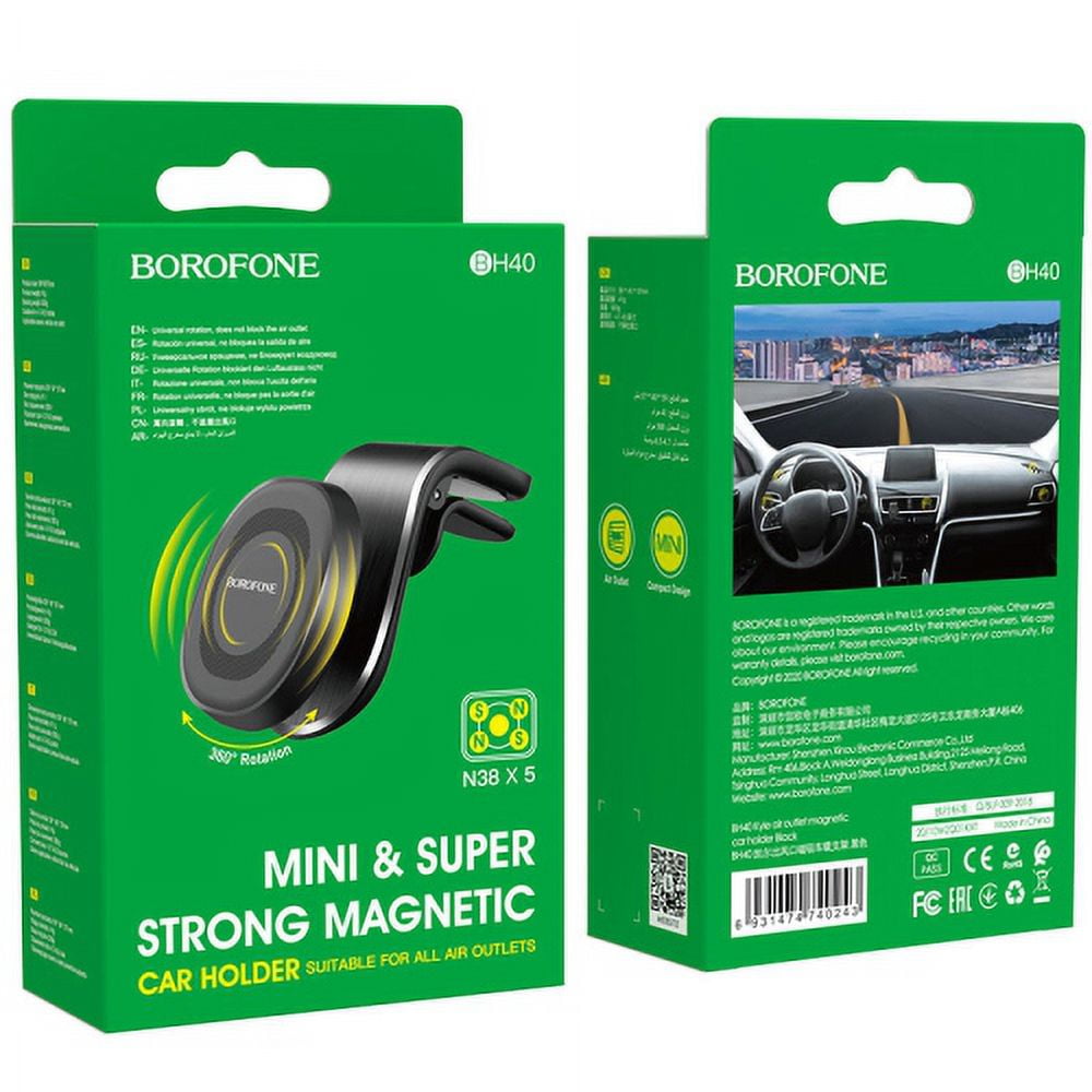 Support Magnétique Pour Téléphone Portable Avec Rotation À 360