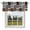 Brown, variant on Curtain Valances for Kitchen Windows,Rod Pocket Short Valance Deer Bear Retro Grey Plaid Small Window Treatment for Living Room Bedroom,42" x 12"