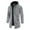 Gray, variant on Mens Long Cardigan Sweater Jacket Zipper Open Front Lightweight Hooded Sweater with Pockets