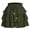 Army Green, variant on Shorts for Women Ruffled Tiered Pleated Mini Skirts Boho High Waist Flowy Comfy Skorts