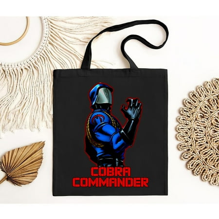vintage Cobra Commander Commanding Presence Tote Bag - Embrace the Power of Cobra!-TH16874