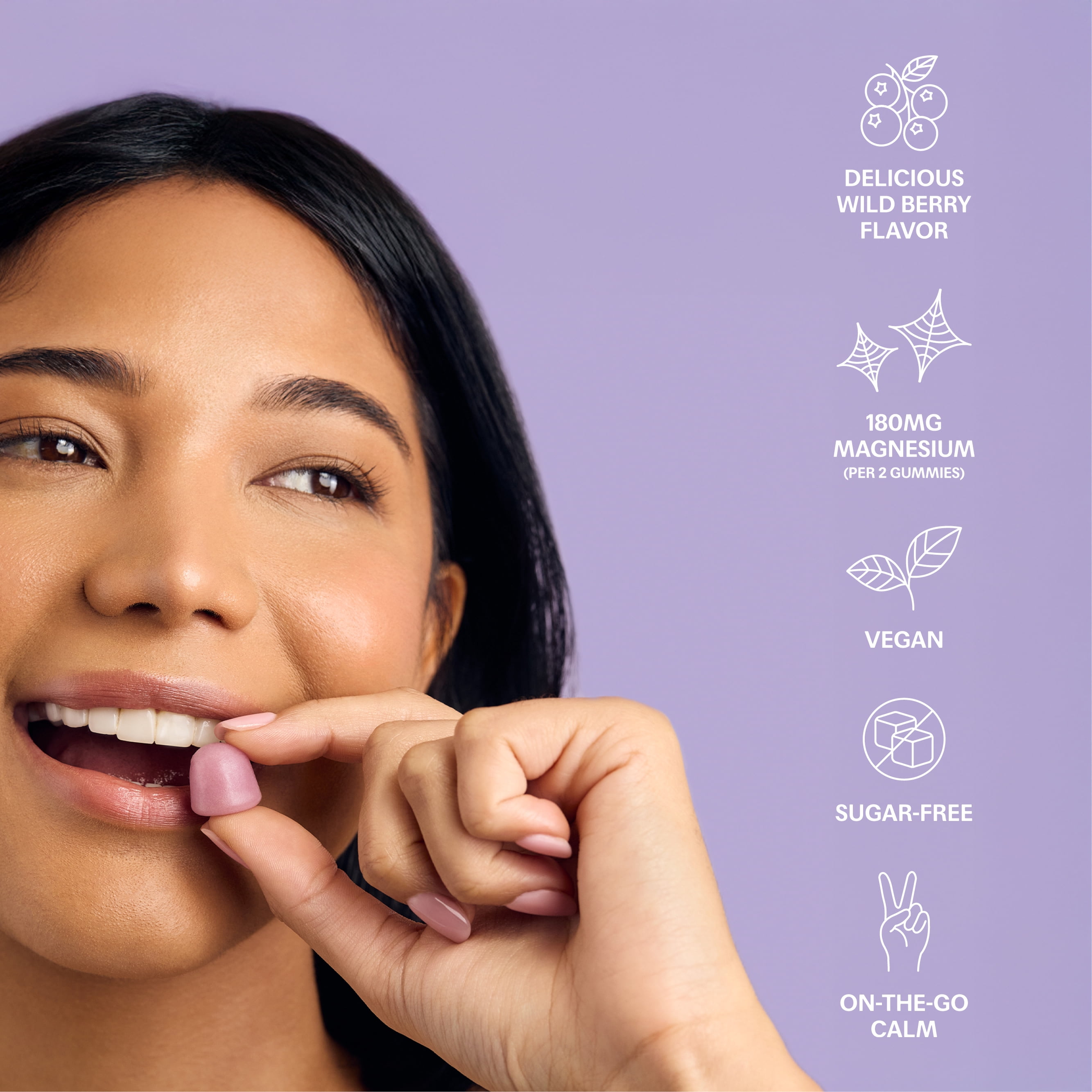 Mindful Blend Magnesium Wild Berry Gummies