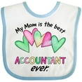 thumbnail image 3 of Inktastic My Mom is the Best Accountant Ever Boys or Girls Baby Bib, 3 of 4