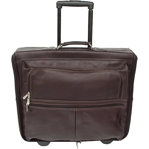 Piel Leather GARMENT BAG ON WHEELS