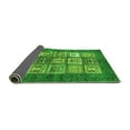 thumbnail image 2 of Ahgly Company Indoor Round Abstract Green Modern Area Rugs, 8' Round, 2 of 4