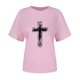 thumbnail image 4 of Fiudx Camisas para Mujer Camiseta Informal de Manga Corta con Cuello Redondo Estampada para Mujer, 4 of 4