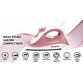 thumbnail image 4 of EUROSTAR IR334XP Compact Steam Iron w/Steam Burst & Auto-Shut-Off, Pink, 4 of 4