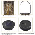 thumbnail image 4 of Mistaha Solar energy creative atmosphere retro iron hollowed out wind lamp Trunk bronze, 4 of 7