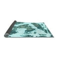thumbnail image 2 of Ahgly Company Indoor Square Abstract Light Blue Modern Area Rugs, 8' Square, 2 of 4