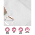 thumbnail image 6 of Easter Kitchen Dish Towels for Drying Dishes Set of 2, Spring Flowers Wreath Rabbit Budding Florals Waffle Weave Microfiber Hand Tea Bathroom Towels Quick Dry & Absorbent Towel 12x12, 6 of 7