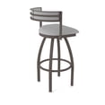 thumbnail image 2 of 861 Artemis 25" Swivel Counter Stool with Bronze Finish and Canter Folkstone Grey Seat and Back, 2 of 5
