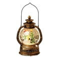 thumbnail image 2 of Lipstore Christmas Snow Globe Lantern Music Box Music Box Collection Decorative Christmas Snowman, 2 of 8