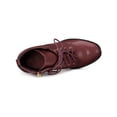 thumbnail image 4 of BLISSFUL STEP Women's Round Toe Block High Heel Lace up Platform Boots, 4 of 7