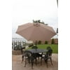 BLISS Hammocks UMB-201BR 9' Aluminum Umbrella With Tilt - Cocoa Brown